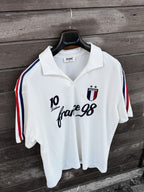 White Two-Thread T-Shirt with France Emblem RES-1058