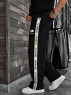 Black Far From Basic Striped Tracksuit RES-1074/1136