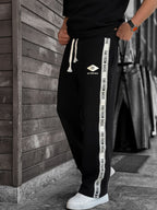 Black Far From Basic Striped Tracksuit RES-1074/1136
