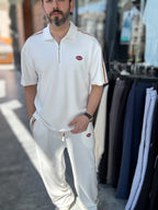 White Champ Half-Zip T-Shirt RES-1080