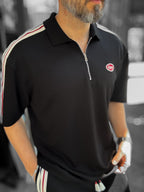 Black Champ Half-Zip T-Shirt RES-1080