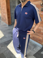 Navy Blue Champ Half-Zip T-Shirt RES-1080