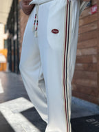 White Champ Tracksuit with Side Stripes RES-1080