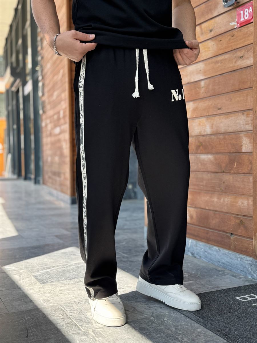 Black No. 1 Embossed Tracksuit RES-1079