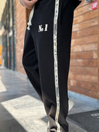 Black No. 1 Embossed Tracksuit RES-1079