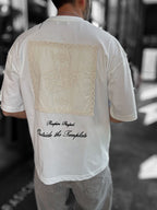 White Embroidered T-Shirt with Back Detail RES-1070