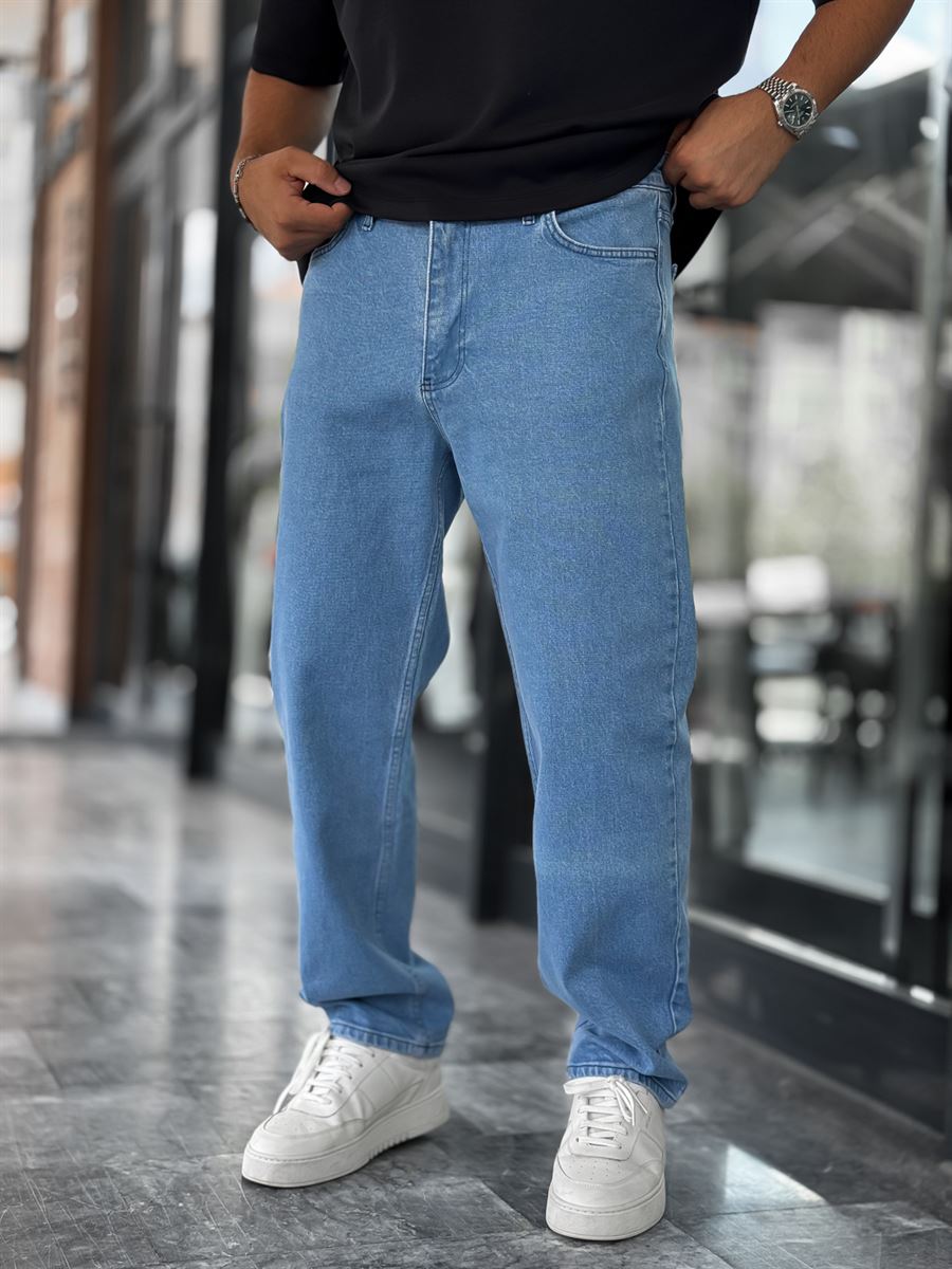 Blue Basic Baggy Jean C-6634/6241