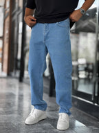 Blue Basic Baggy Jean C-6634/6241