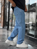 Blue Basic Baggy Jean C-6634/6241
