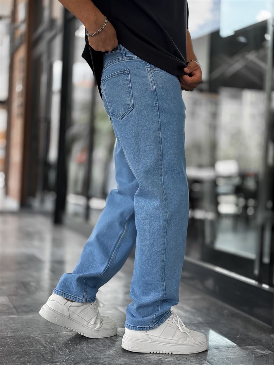 Blue Basic Baggy Jean C-6634/6241