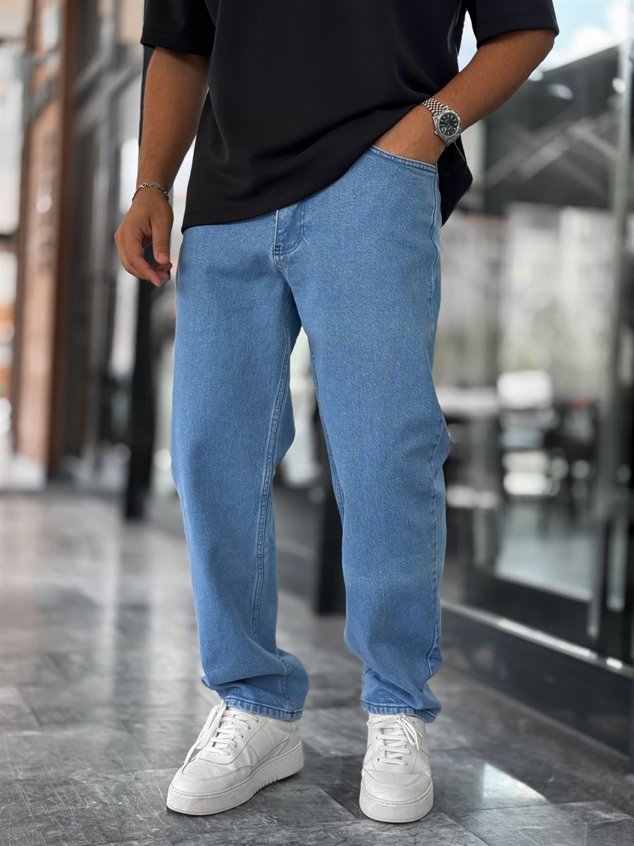Blue Basic Baggy Jean C-6634/6241