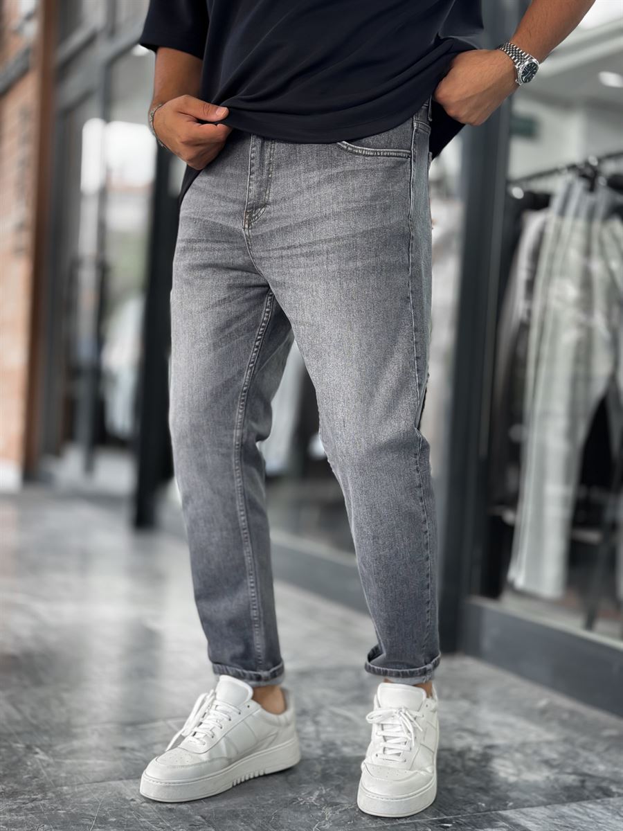 Grey Effect Washed Boyfriend C-6599
