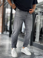 Grey Effect Washed Boyfriend C-6599