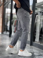 Grey Effect Washed Boyfriend C-6599