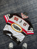 White 00 Printed Oversize Jersey JJ-196