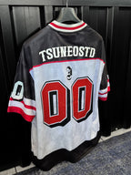 White 00 Printed Oversize Jersey JJ-196