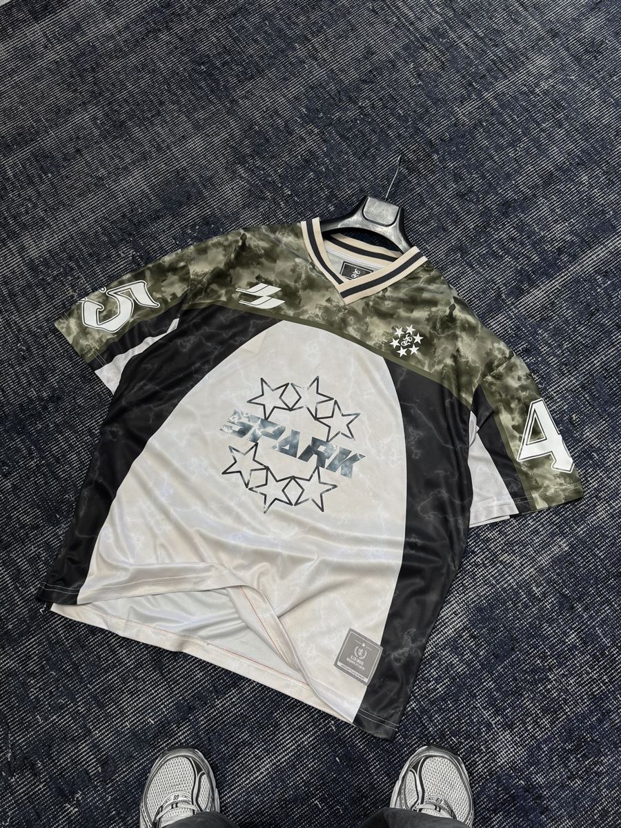 Off-white Spark Print Oversize Jersey JJ-161