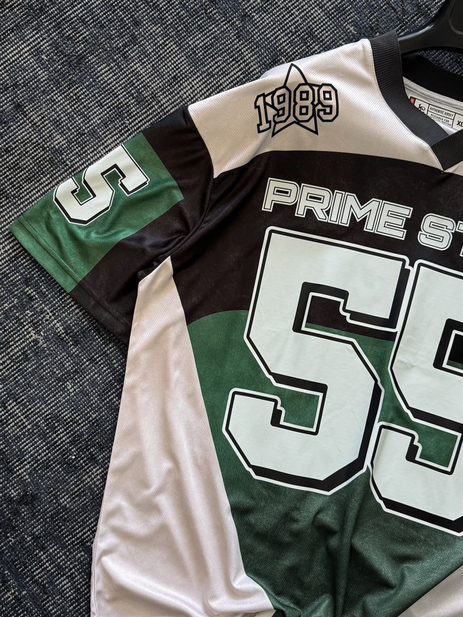 Green Prime State Print Oversize Jersey JJ-194