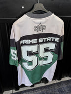 Green Prime State Print Oversize Jersey JJ-194