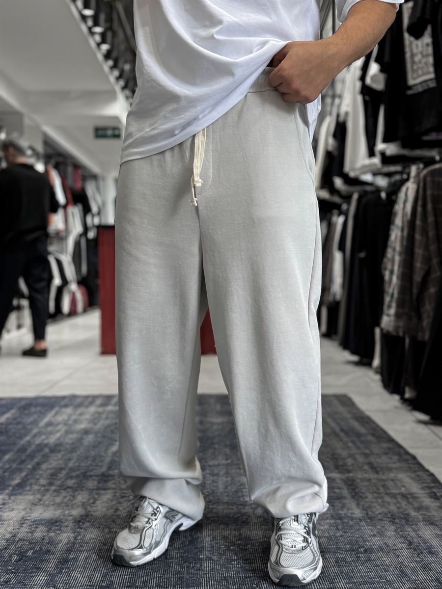 Stone Basic Washed Straight Leg Sweatpants ES-80-30