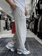 Stone Basic Washed Straight Leg Sweatpants ES-80-30