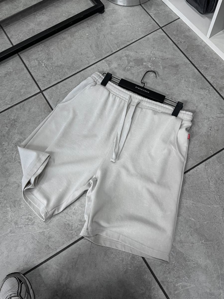 Stone Washed Basic Shorts ES-80-48