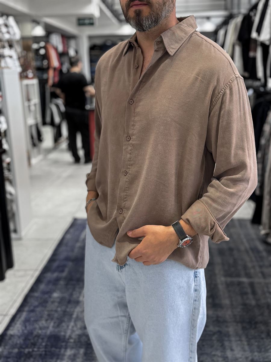 Coffee Wash Basic Shirt ES-40-62