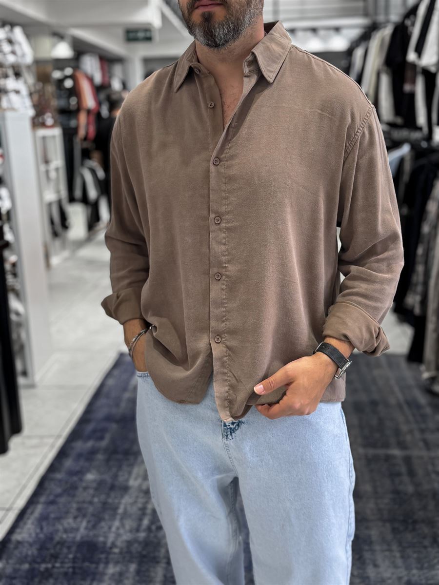 Coffee Wash Basic Shirt ES-40-62