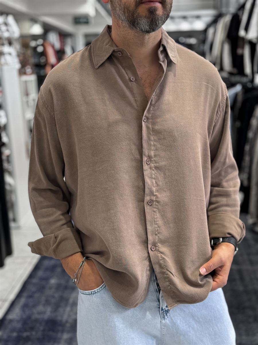 Coffee Wash Basic Shirt ES-40-62