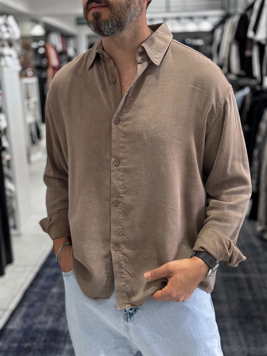 Coffee Wash Basic Shirt ES-40-62