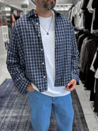 Navy Blue Shirt with Back Print ES-40-42