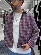 Burgundy Shirt with Back Print ES-40-42