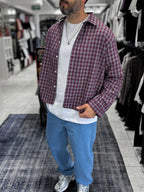 Burgundy Shirt with Back Print ES-40-42