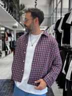 Burgundy Shirt with Back Print ES-40-42