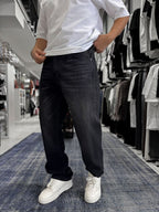 Black Effect Washed Baggy Jeans GJ-17151/17186-7