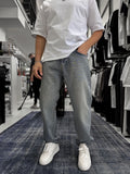 Light Blue Acid Wash Baggy Jeans GJ-