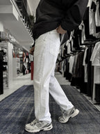 White Basic Baggy Jeans GJ-17156