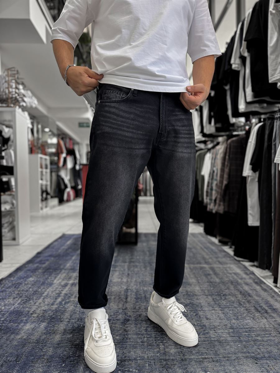 Black Washed Effect Boyfriend GJ-17154-53