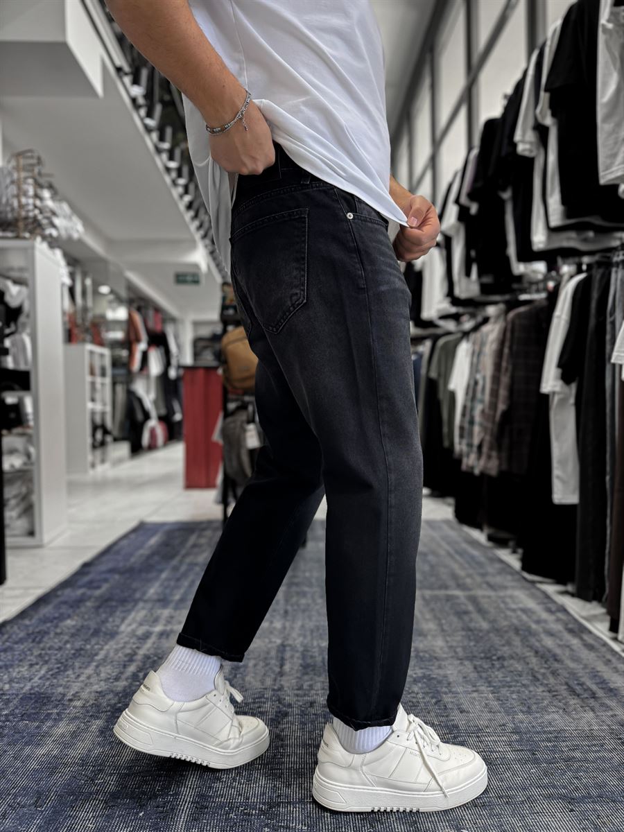 Black Washed Effect Boyfriend GJ-17154-53