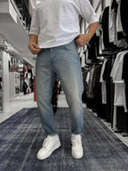 Light Blue Washed Effect Boyfriend GJ-17154-53