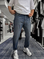 Dark Blue Washed Effect Boyfriend GJ-17154-53