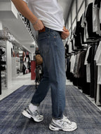 Dark Blue Washed Effect Boyfriend GJ-17154-53