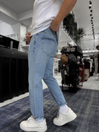 Ice Blue Washed Effect Boyfriend GJ-17154-53