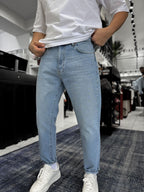 Ice Blue Washed Effect Boyfriend GJ-17154-53