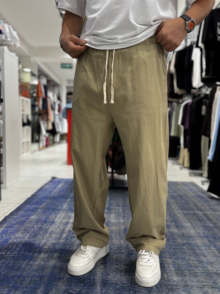 Light Khaki Fresh Baggy Pants ES-80-15