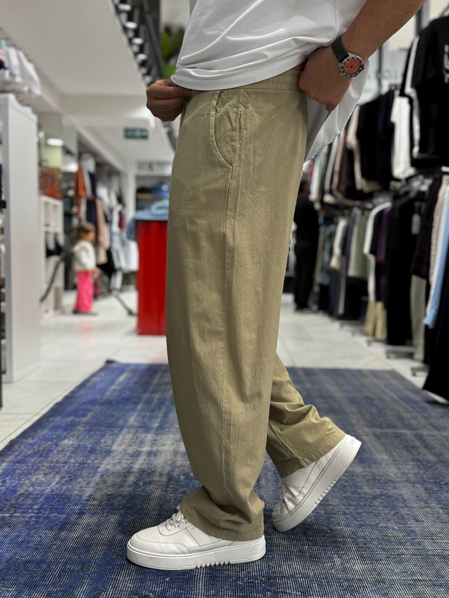 Light Khaki Fresh Baggy Pants ES-80-15