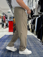 Khaki Double Pleated Baggy Pants ES-80-26