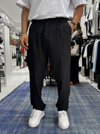 Black Double Pleated Baggy Pants ES-80-26
