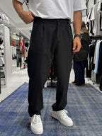 Black Double Pleated Baggy Pants ES-80-26