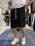 Black Muslin Fabric Shorts TW-1117